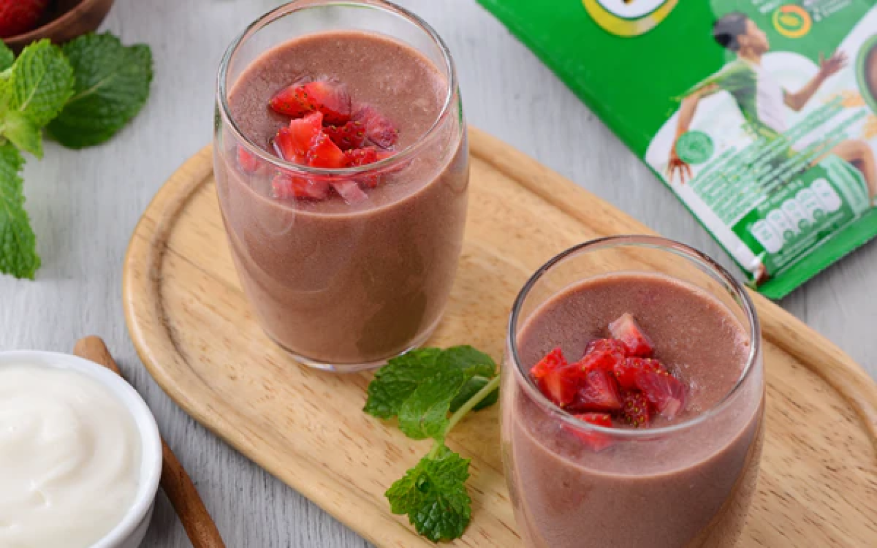 Yogurt de frutilla casero con MILO®, ¿Cómo hacerlo? MILO®